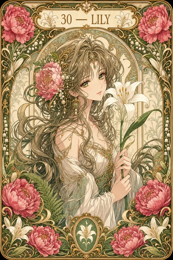 百合 · 平靜 · 成熟 · 長者