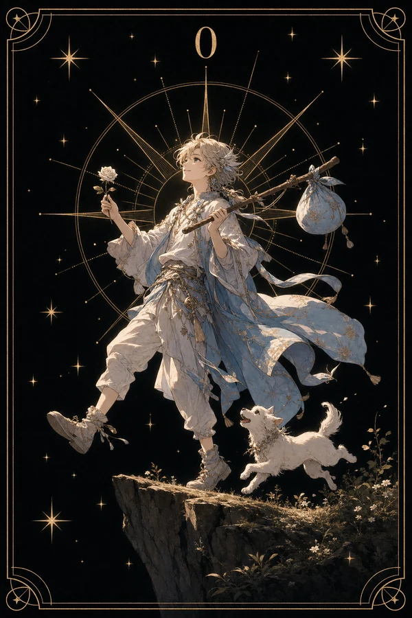 愚者 · 新開始 · 純真 · 信念