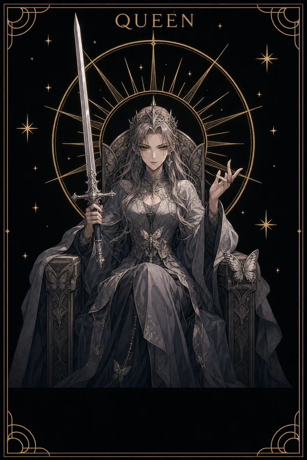 寶劍王后 · 理智 · 獨立 · 洞察